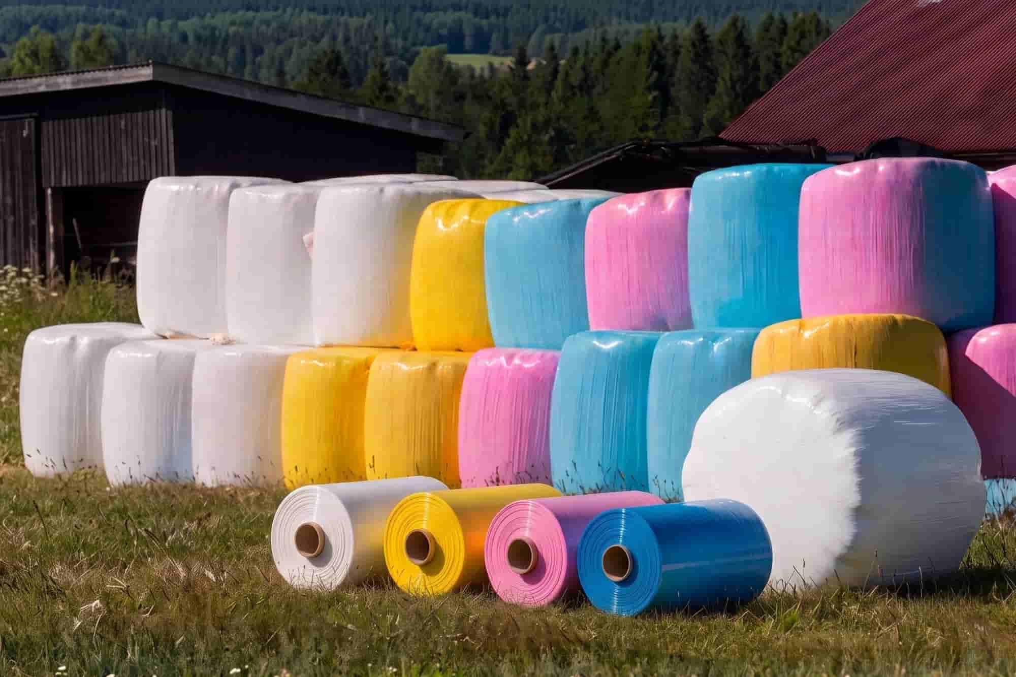 UV stabilized silage film suppliers, agricultural fodder wrap film, farming plastic sheet roll manufacturer exporter